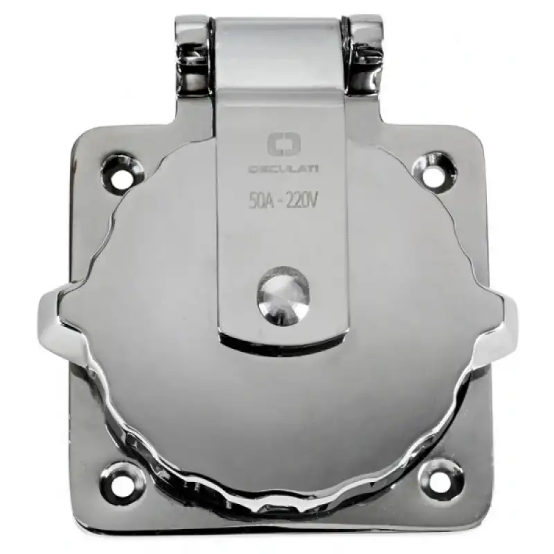Sahil Besleme Prizi 220V-50A Paslanmaz Çelik