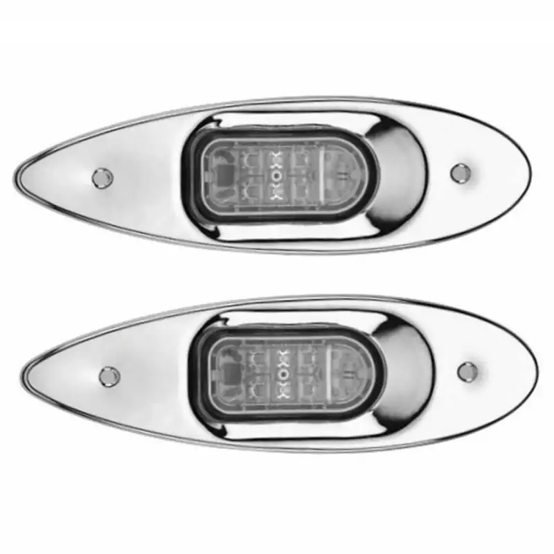 Sancak - İskele Ledli Gömme Seyir Feneri / Krom