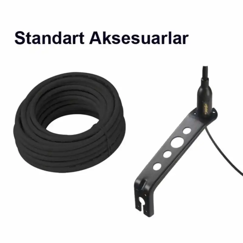 Supergain Black Swan VHF Anten ve Rüzgar Gülü