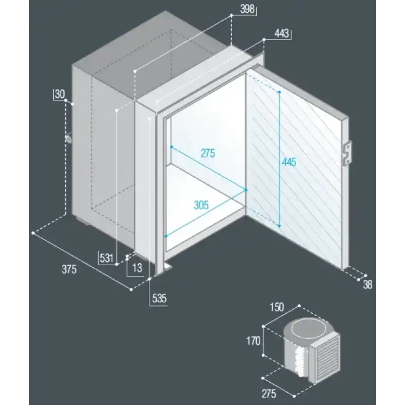 Vitrifrigo Buzdolabı Model C42LX OCX2