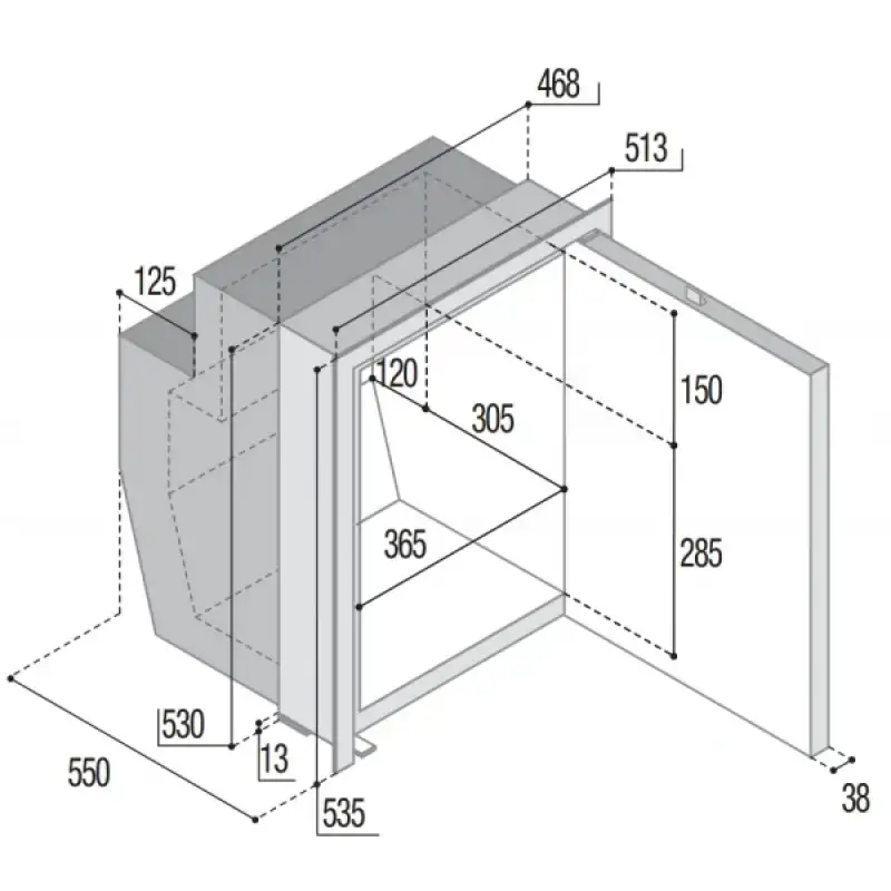 Vitrifrigo Buzdolabı Model C62iX OCX2