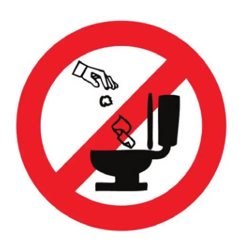 WC Çıkartması 11cm