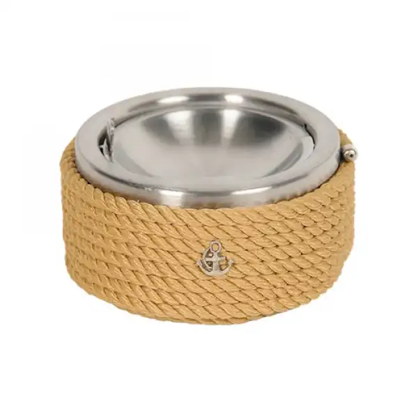 CaptainRA Krom Kapaklı Küllük Krem