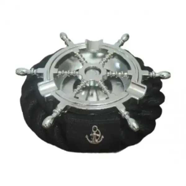 CaptainRA Krom Kaplamalı Dümen Küllük Siyah