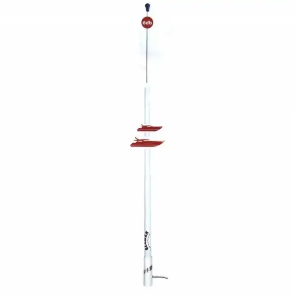 Glomex VHF Telsiz Anteni / RA 1206 NY Fiber Glas / 2.4 Mt.