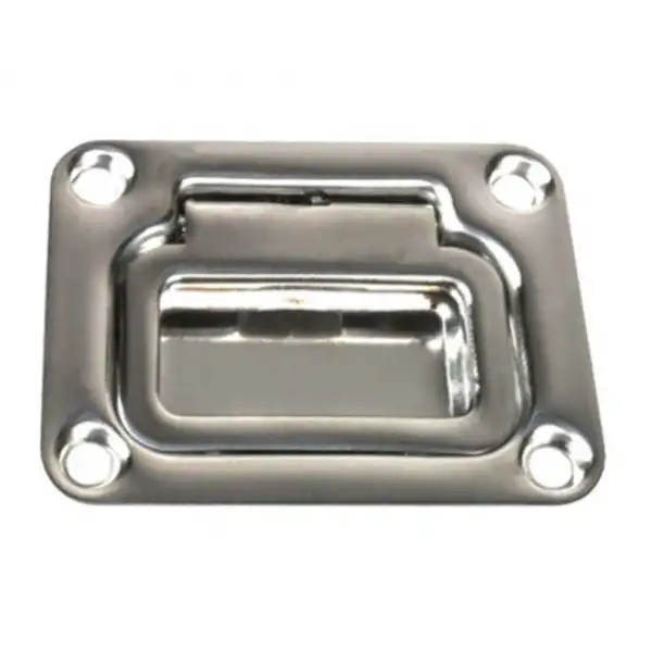 Gömme Kapak Kulpu, 76x57mm, 304 Kalite Paslanmaz