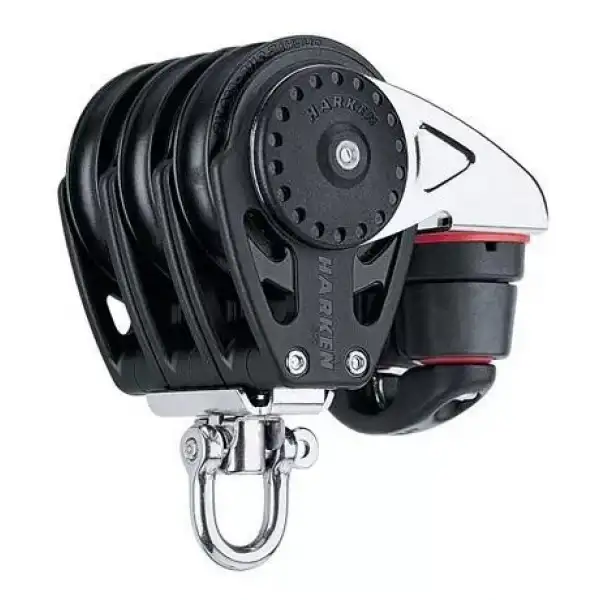 Harken 57mm Carbo Cem Kilitli Üçlü Makara - İp: 10mm