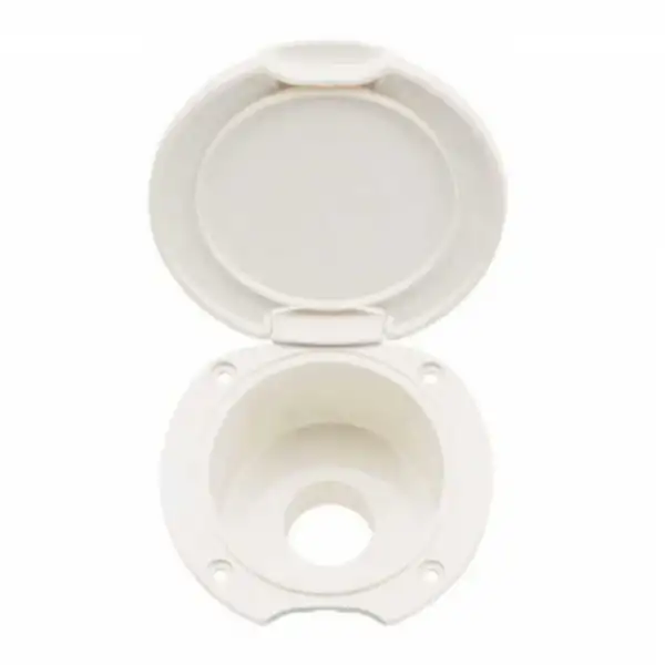 Kapaklı Duş Yuvası, Düz, Plastik Ø70mm