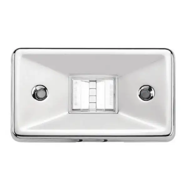 Led Kıç Feneri Krom Dikdörtgen 12V