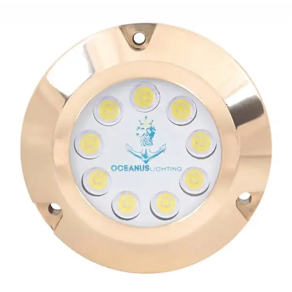 Oceanus OCL0934-B Bronz Su Altı Lambası 9 Led (Mavi Led)