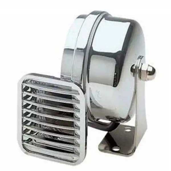 Salyangoz Tekli Krom Korna / 12V