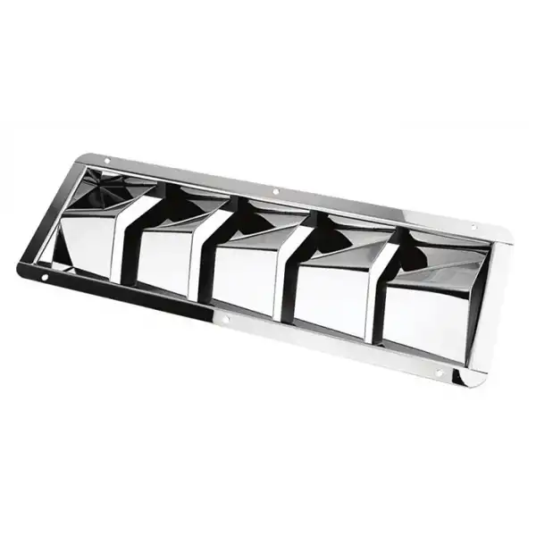 Yan Havalandırma, Paslanmaz Çelik, 8li 50x11cm