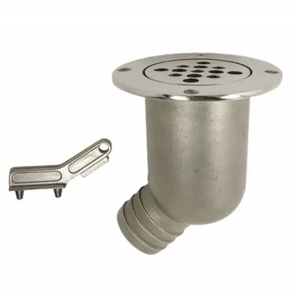 Yer Sifonu 38mm, Emniyet Toplu, 316 Kalite Paslanmaz