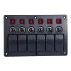 Otomatik Sigortali ve Isikli Switch Paneli Model:6 Anahtar