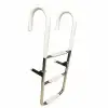 Portatif Krom Tekne Merdiveni 3 Basamak, Boy 80cm
