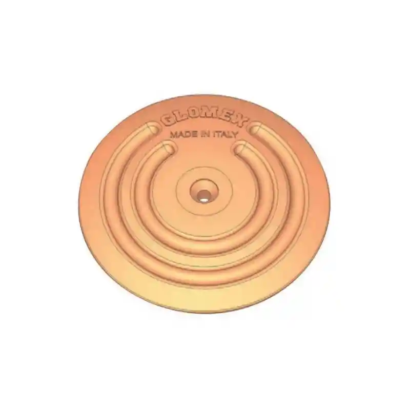 GLOMEX Topraklama Plakası Elektroliz Anotu 128mm Tip: Yuvarlak