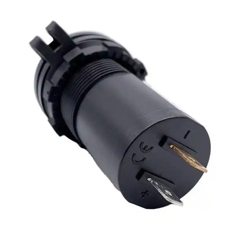 Dokunmatik Switchli USB + Type-c 12-24V Şarj Soketi