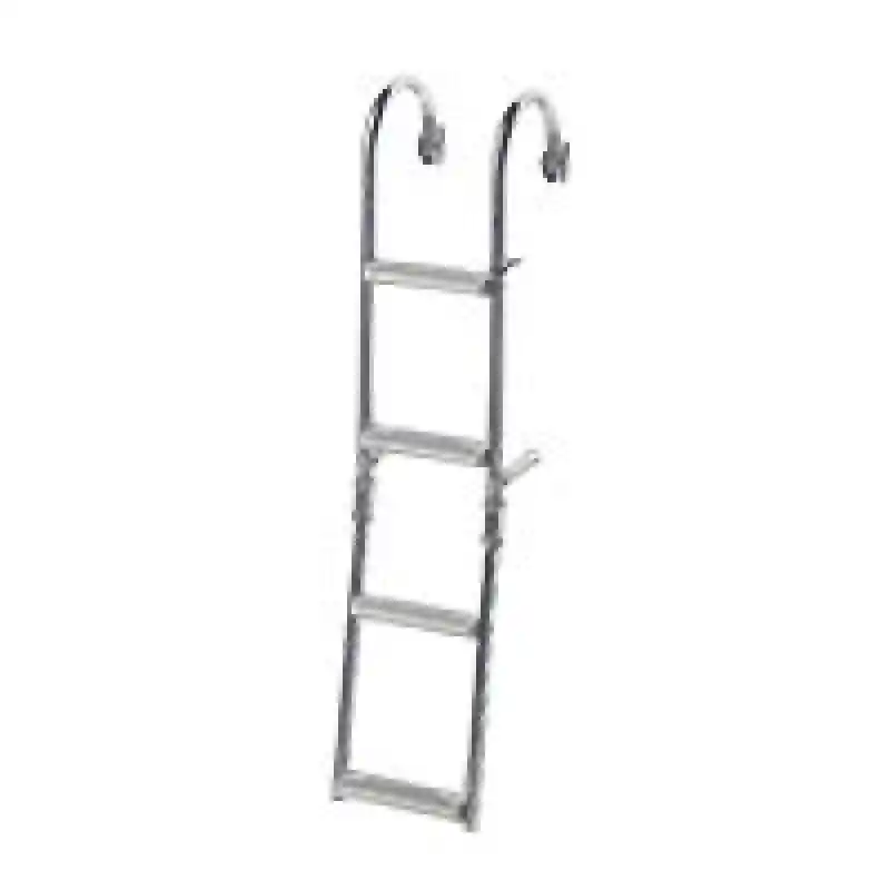 Lalizas 30535 Katlanır Merdiven,paslanmaz Çelik 316 Nar.transom,2+2 Steps,180⁰