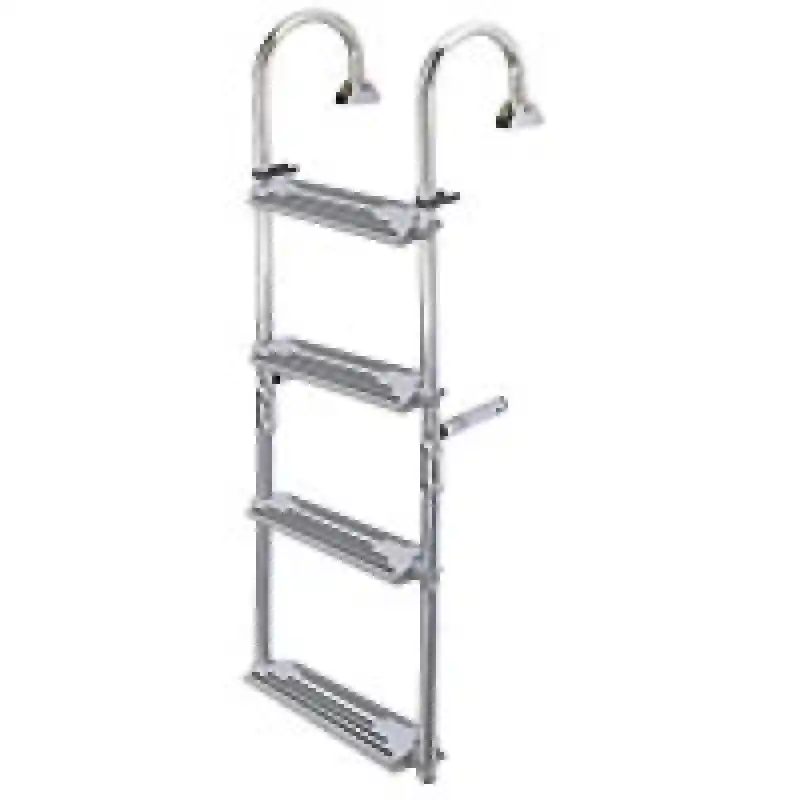 Lalizas Katlanır Tekne Merdiveni 3+2 Basamak 180° Inox 316