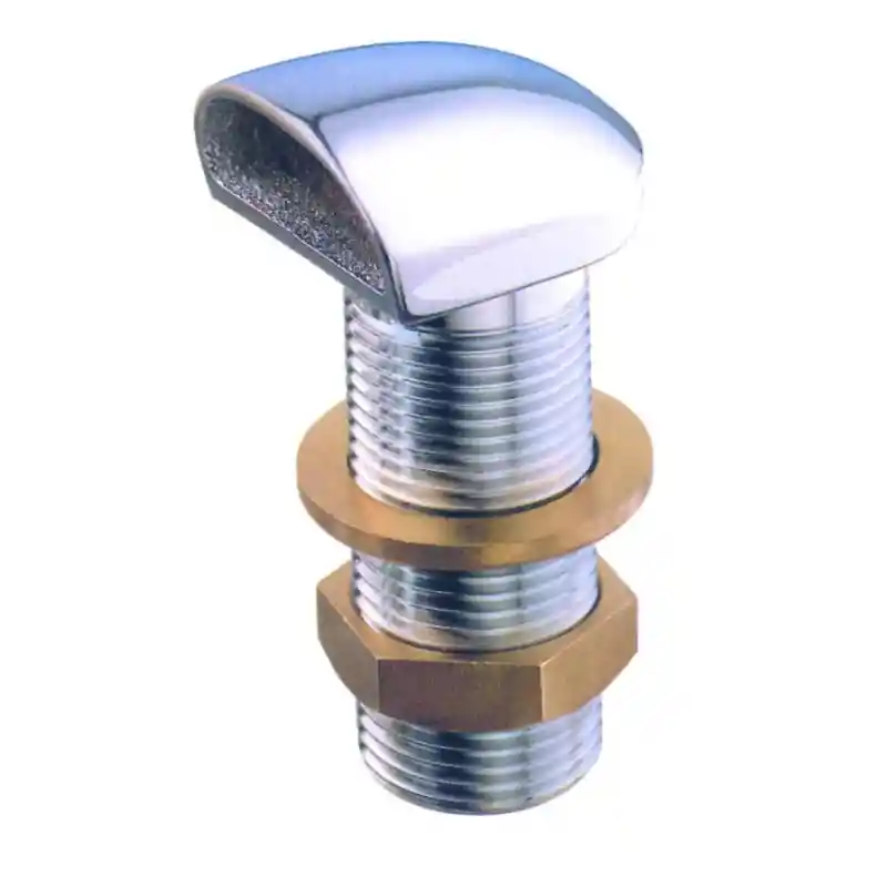 Lalizas 90318 Krom Kaplı Pirinç Tekne Borda Çıkışı 3/4 Inc