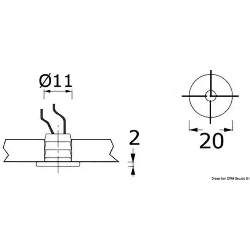 Apis Merdiven Lambası Beyaz 12/24V