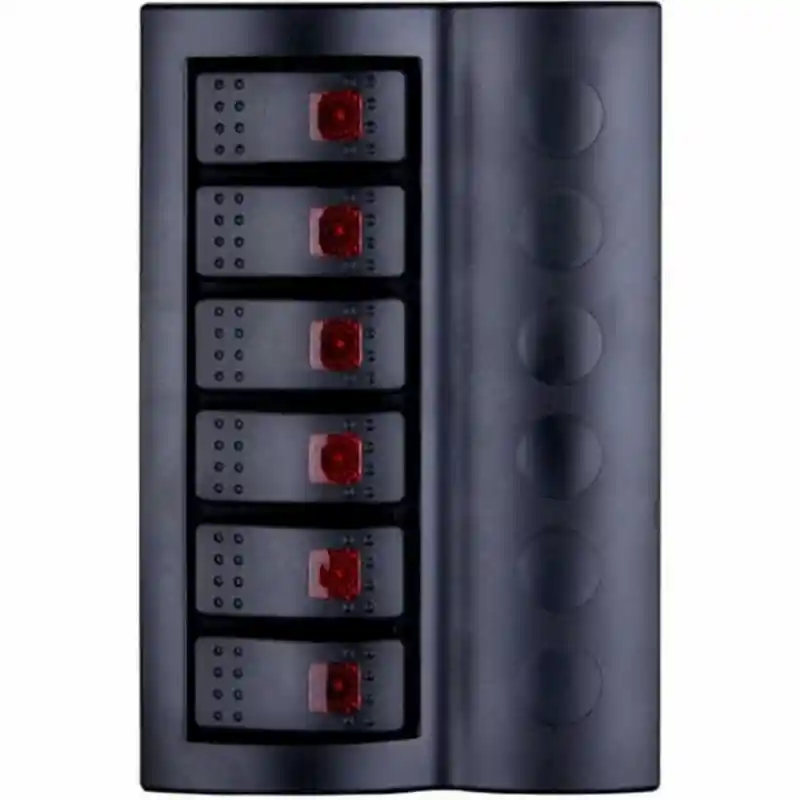 BFY Otomatik Sigortalı ve Işıklı Switch Panel - 4 Anahtarlı