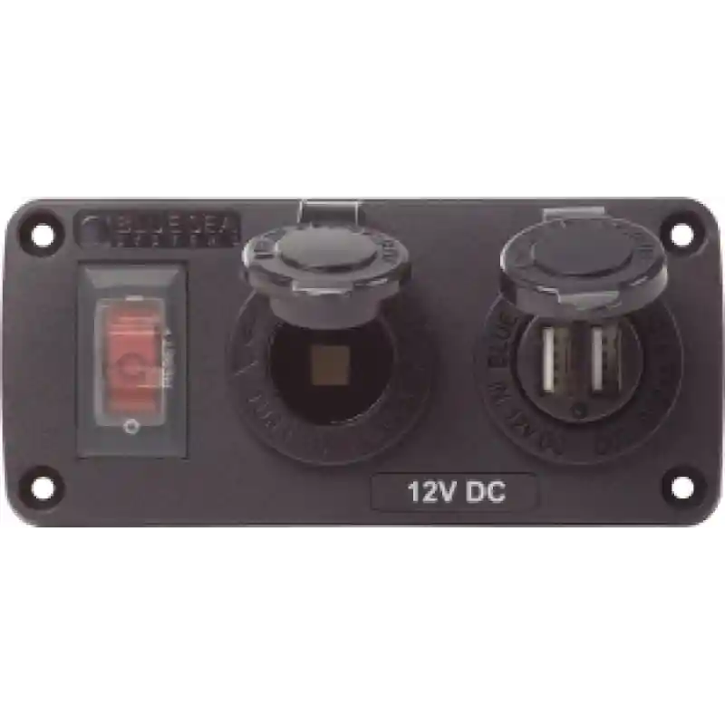 Blue Sea Below Deck Panel Çakmak Soketi Ve Usb