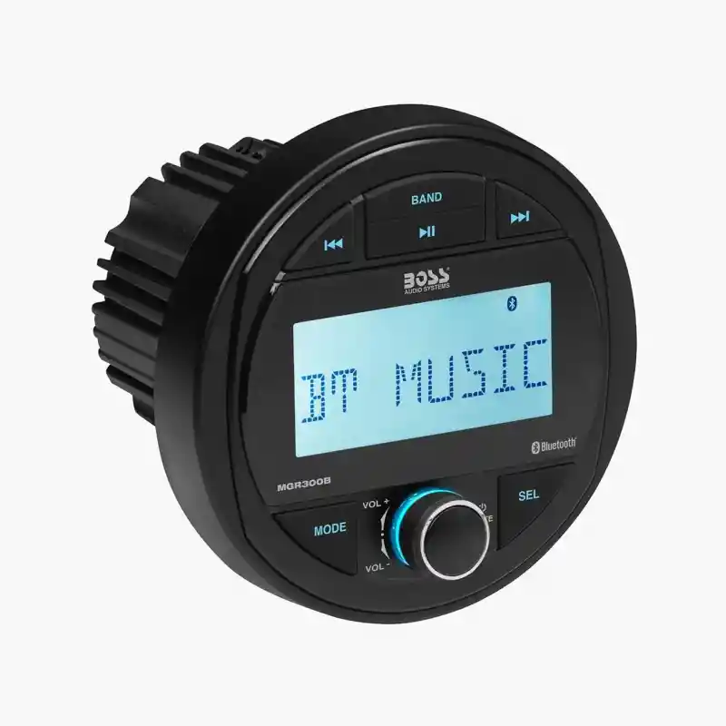 Boss Audio MGR300B Systems Yuvarlak Marin Teyp