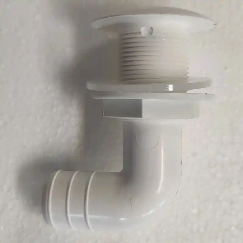 Bulk Packaging For Oem, Thru-Hull Elbow 90°, For Hose Ø 25mm, Beyaz, İso