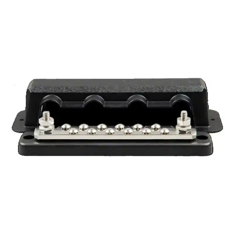 Busbar 250A 2P With 12 Screws + Cover