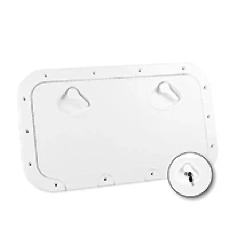 Nuova Rade Classic Hatch Kilitli Güverte Ambar Kapağı 355x600mm Beyaz