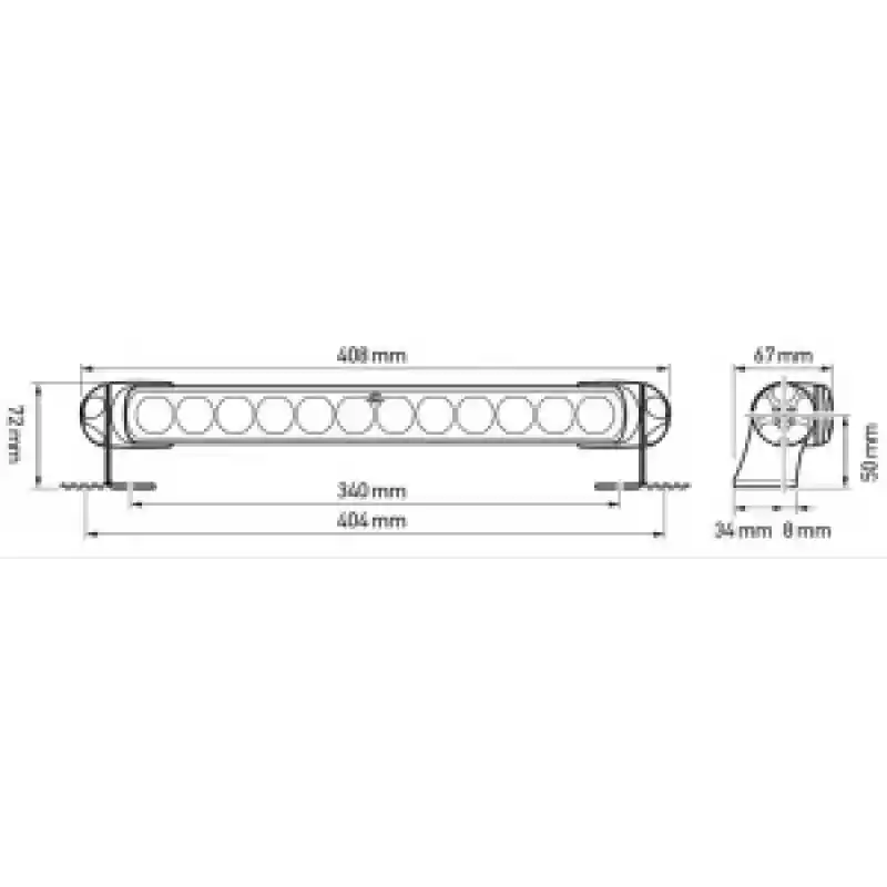 Hella Marine Sea Hawk-xlb Projektör
