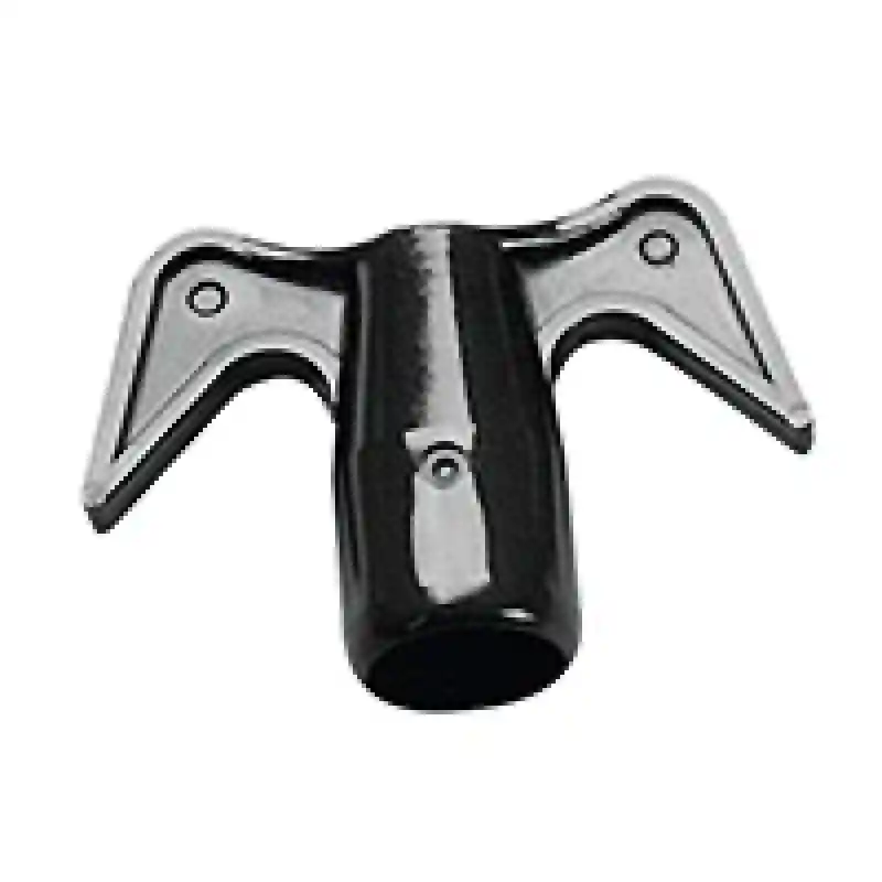 Lalizas 44243 Hook Double Plast Threaded Ø 30mm Siyah