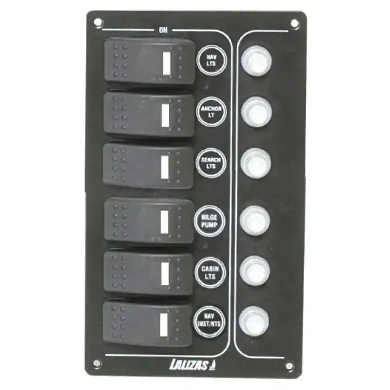 Kontrol Paneli Sp6 Offshore,İşıklı Su Geçirmez 6