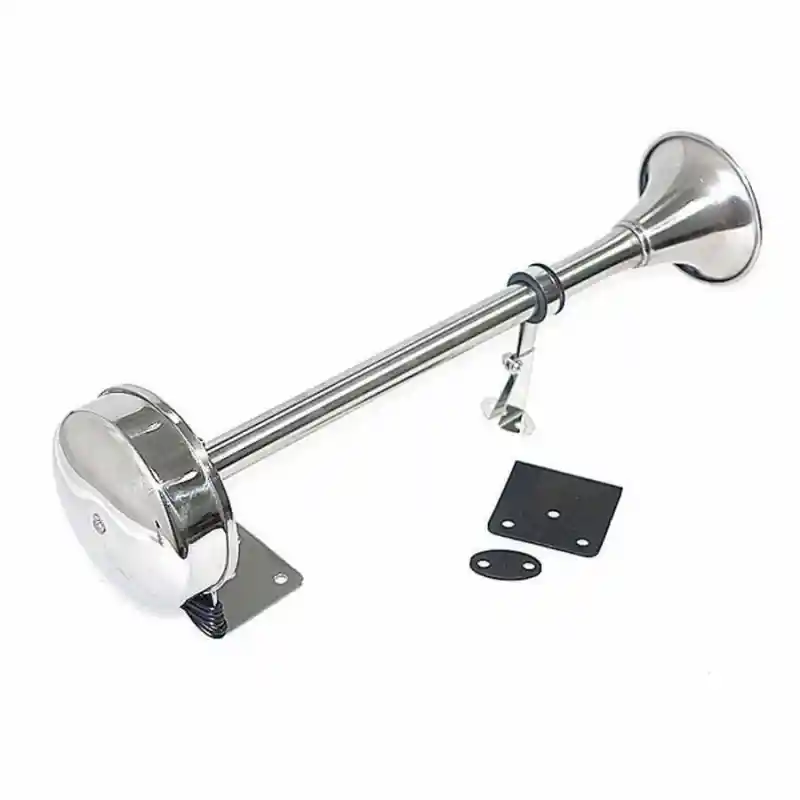 Krom Trompet Korna Tekli 12V 45 cm