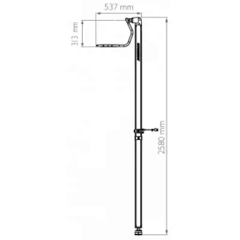 LMP hidrolik damperli braket