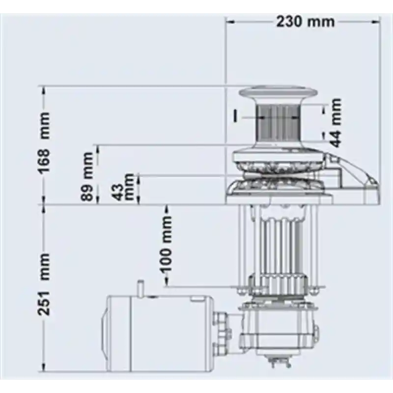 Maxwell RC-10 12V-1000W 10mm Tamburlu