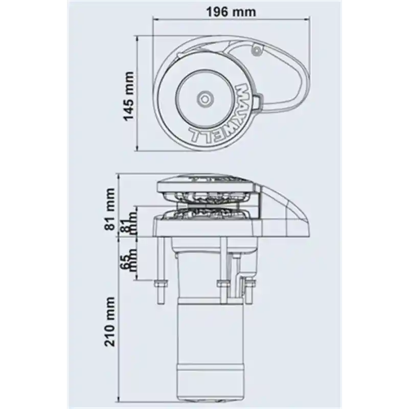 Maxwell RC-6 500W 12V 6 mm Dik Irgat