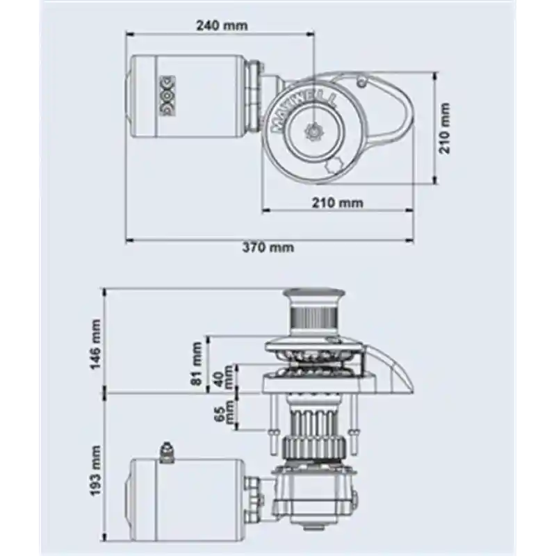 Maxwell RC- 8 600W 12V 6 mm Dik Irgat