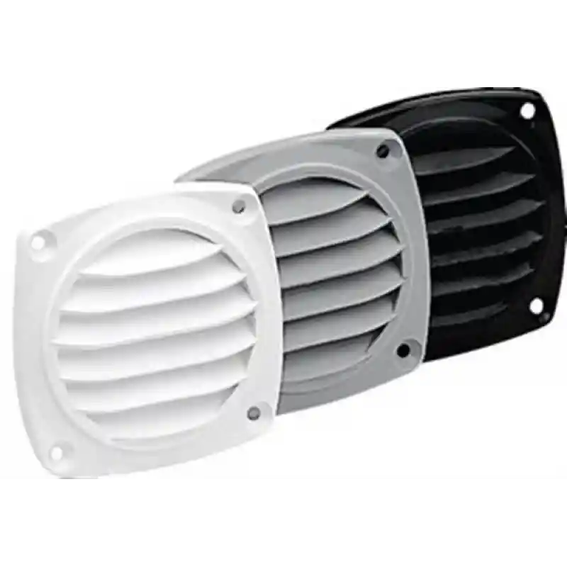 Plastik havalandırma, beyaz 82x82mm