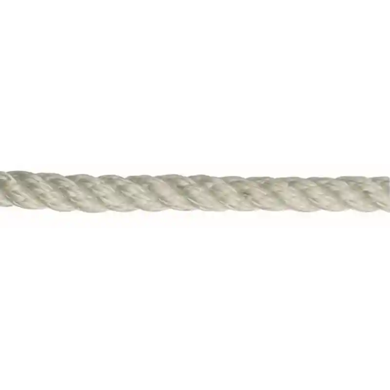 Polyester örgü halat, beyaz, 20mm
