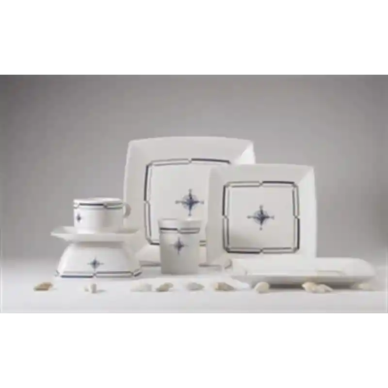 Quadrato Compass Yemek Tabağı
