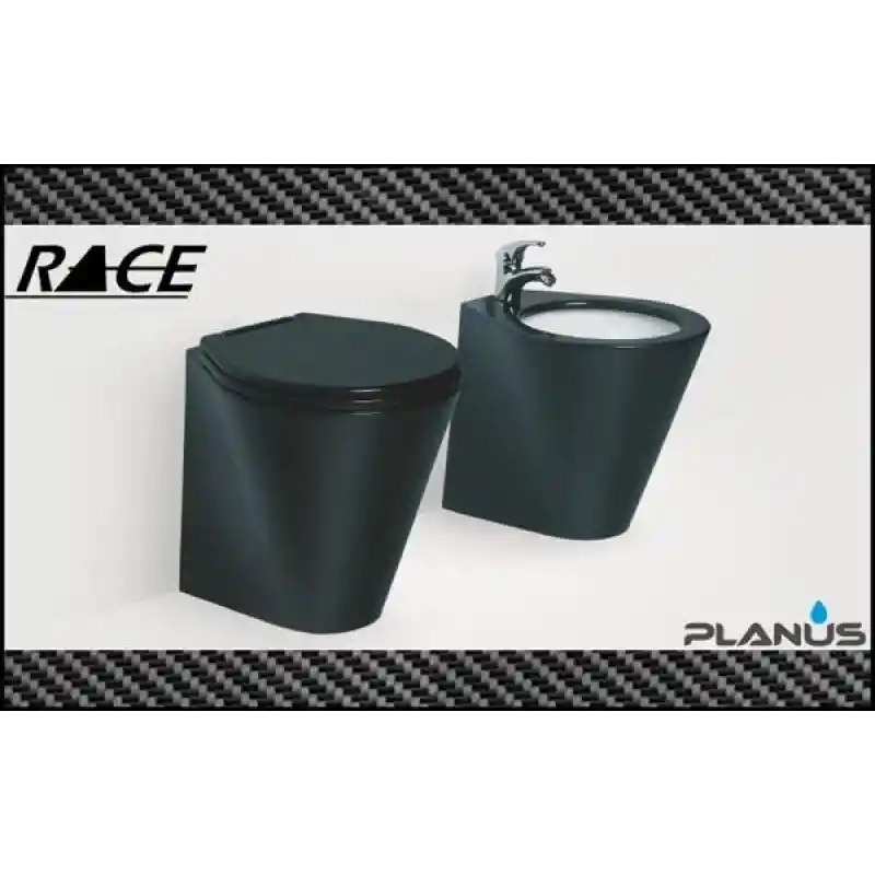 Race 12V Kısa Taş Karbon Tuvalet