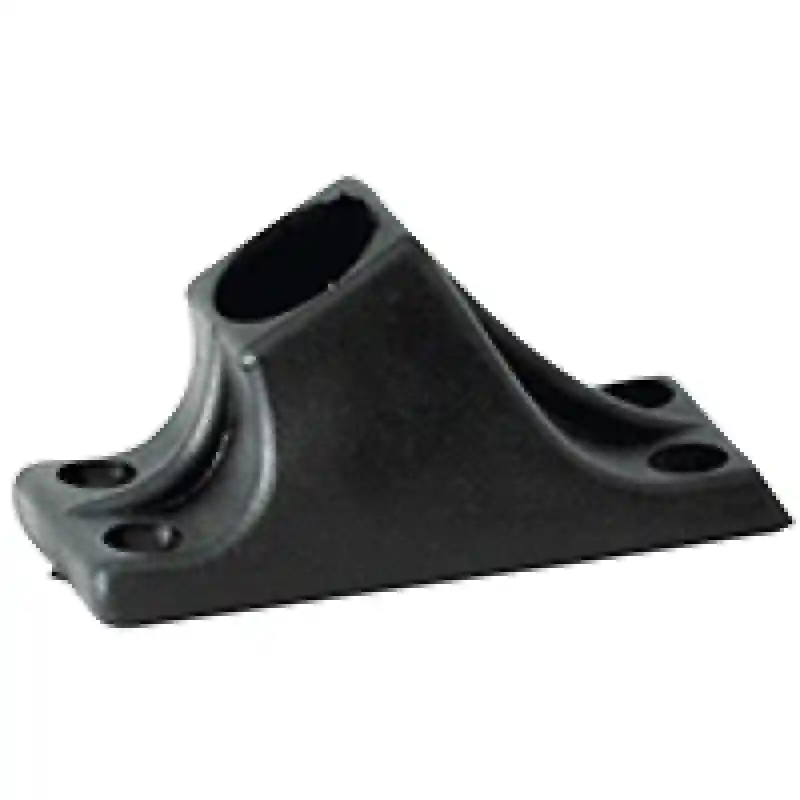 Lalizas 43247 Rectangular Socket 60° Tüp Çapı Ø 22mm Plastik Siyah