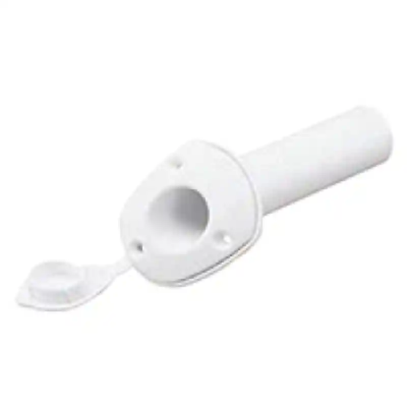 Rod Holder, W/ Cap, Plastik, Ø 40mm, H.230mm, Beyaz