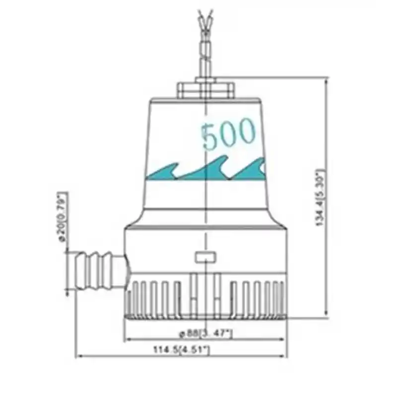 Seamaxx Sintine Pompası 500Gph 24V
