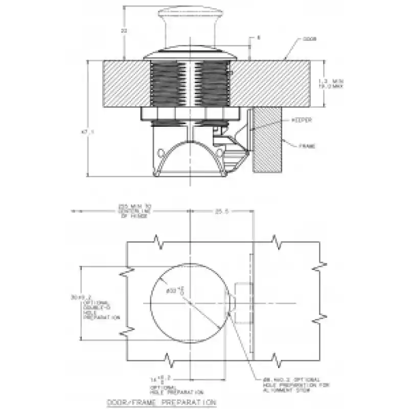 Southco Marine Çekmece/dolap Kulbu