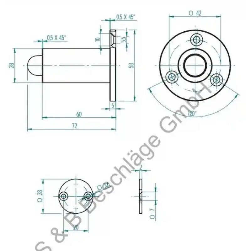 Sub&Beschlage Kapı Stoperi