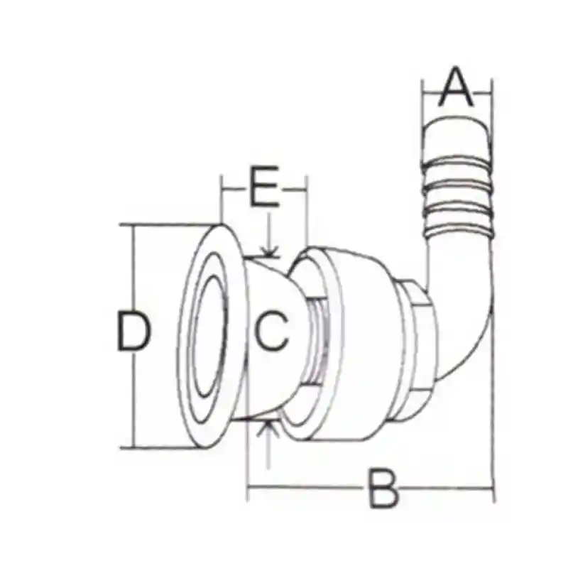 Tank havalandırma 90 DERECE /S 35MM