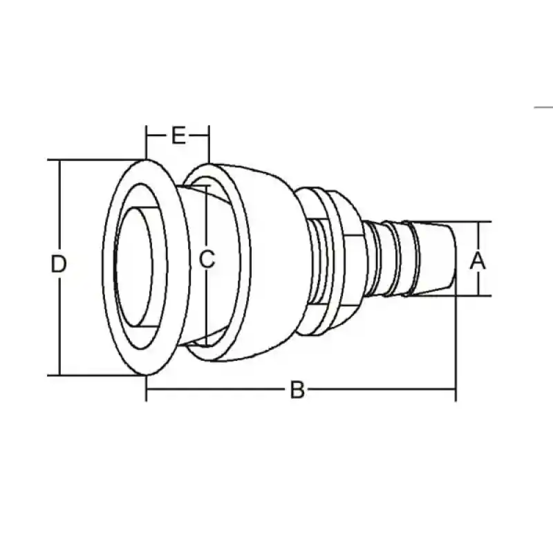 Tank havalandırma gömme 3/4